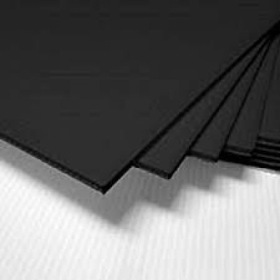 Coroplast Negro (Plástico Corrugado Negro)